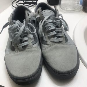Grey Vans Old Skool size 9.5